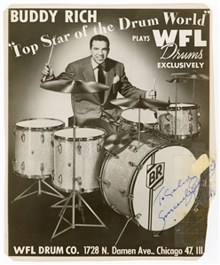 Buddy Rich Signed Photograph