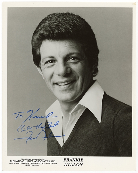 Frankie Avalon Signed Photograph