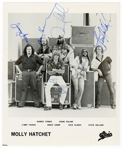 Molly Hatchet Band Signed Photograph