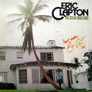 Eric Clapton Signed "461 Ocean Boulevard" Album (REAL)