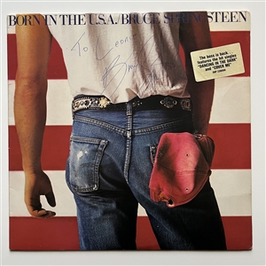 Bruce Springsteen Vintage Signed "Born in the U.S.A" Album (REAL)