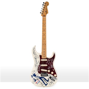 Fender Guitar Heroes Custom Stratocaster Played & Signed by Ringo Starr, Eric Clapton, David Gilmour, Bruce Springsteen, Slash & More - For Teenage Cancer Trust Charity & Used For “Heroes Going Home”