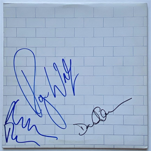 Pink Floyd (3) Signed "The Wall" Album (JSA)