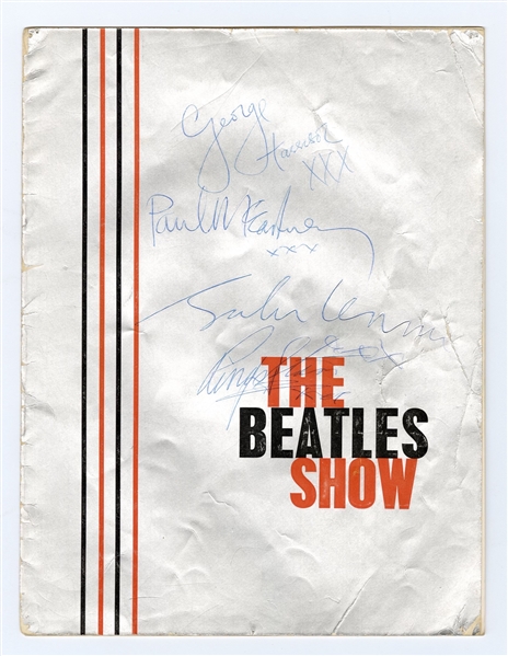 The Beatles Signed 1963 Ultra Rare “The Beatles Show” Program (REAL & Caiazzo)