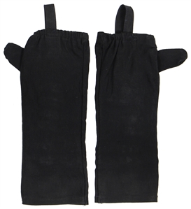Michael Jackson Owned & Stage Worn Black Buckled Gloves During 1988 “BAD Tour (Photo-Matched & RGU)