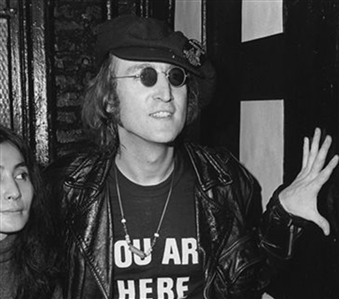 John Lennon Owned & Worn Black Leather Street Biker Jacket (RGU)