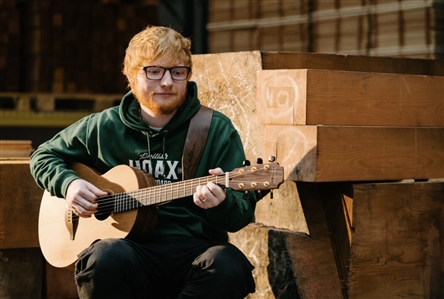 Ed Sheeran Owned & “Play This Guitar Signed Signature Model Guitar