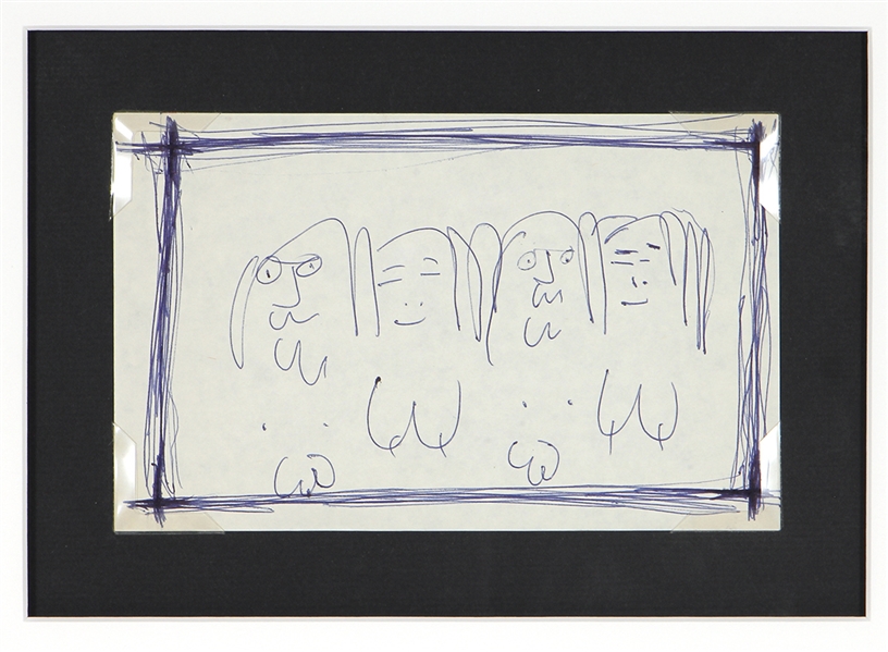John Lennon Incredible Drawings of Young & Old John Lennon and Yoko Ono (Caiazzo)