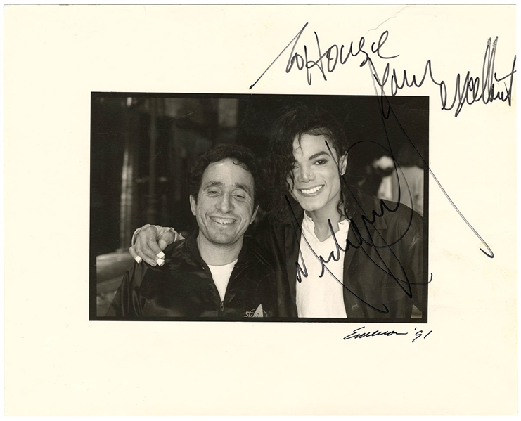 Michael Jackson Original Signed “Dangerous" Era Photograph (JSA & REAL)