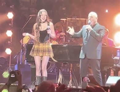 Olivia Rodrigo 8/24/2022 Stage Worn Pleated Mini-Skirt with Billy Joel at Madison Square Garden