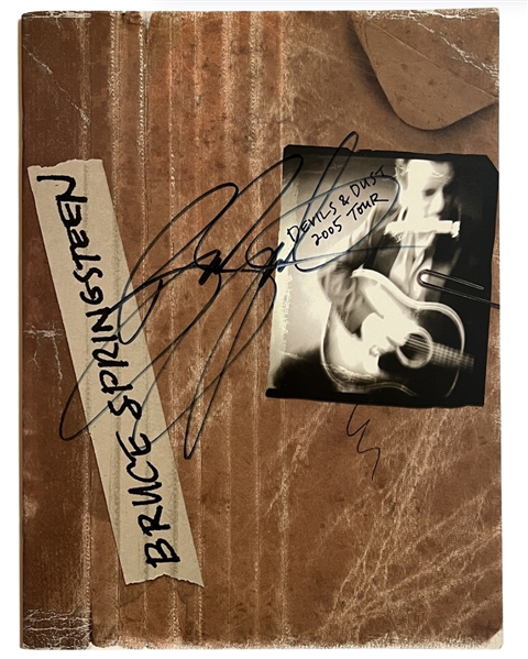 Bruce Springsteen Signed 2005 Devils & Dust Tour Program (REAL)