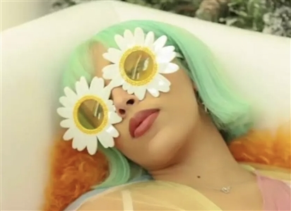 Doja Cat Photoshoot Worn Sunflower Sunglasses