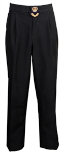 Michael Jackson 1986 Photo-Matched Owned & Worn Dennis Tompkins & Michael Bush Designed Tuxedo Pants With Crown Emblem (MEARS)