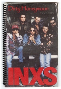 INXS “Dirty Honeymoon" 1993 Tour Crew Itinerary