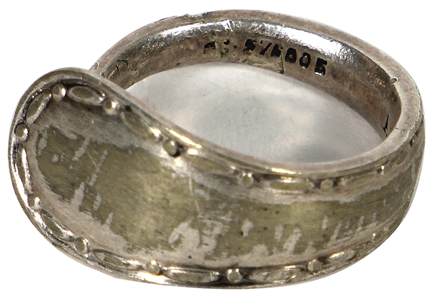 Prince Owned & Worn Silver Ring Circa 1999