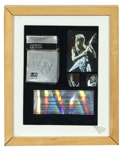 Randy Rhoads Signed Cigarette Box (REAL)