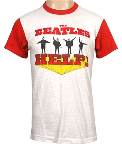 The Beatles Rare Original 1965 “HELP!" Promotional T-Shirt