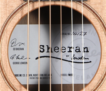 Ed Sheeran Owned & “Play This Guitar Signed Signature Model Guitar