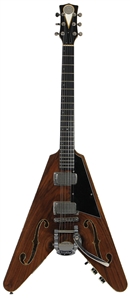 The Rolling Stones Ronnie Wood Owned, Recording Used & Stage Used Blast Cult Flying V Guitar
