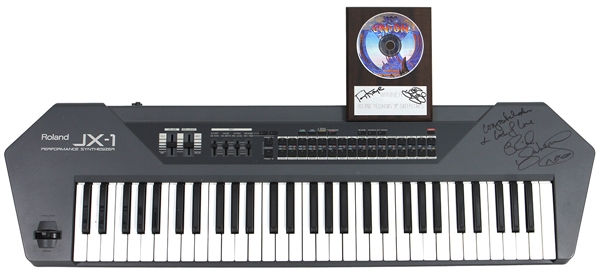 Rick Wakeman Owned, Signed & Used Roland JX-1 Keyboard
