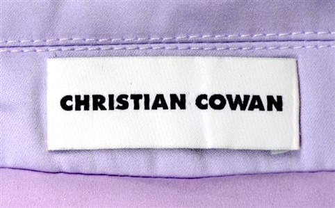 Lil Nas X 2023 New York Fashion Week Christian Cowan Event Worn Baby Pink Satin Suit Jacket