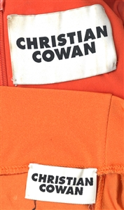 Saweetie Christian Cowan's Spring/Summer 2022 Show Worn Neon Orange Dress