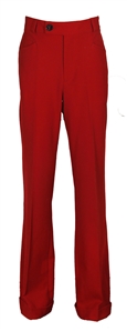Harry Styles 2021 Winter “Dazed" Magazine Photoshoot Worn Red Ernest Baker Pants