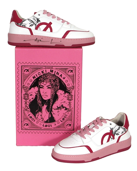 Nicki Minaj x Loci Incredibly Rare Signed “Pink Friday" Shoes With Box
