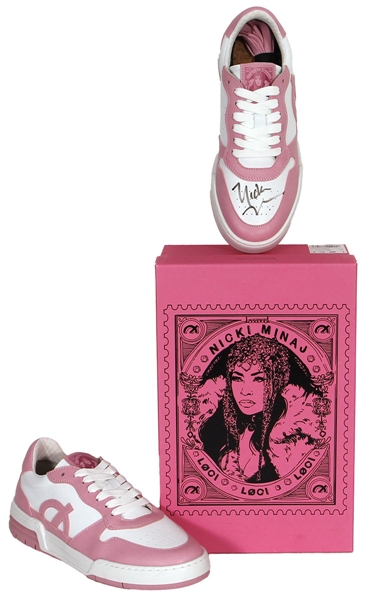 Nicki Minaj x Loci Incredibly Rare Signed “Pink Friday" Shoes With Box