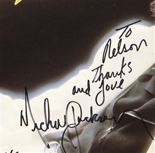 Michael Jackson & Quincy Jones Signed “Thriller Album - Nicest One in Existence With “Make Magic Drawing By MJ (JSA & REAL)