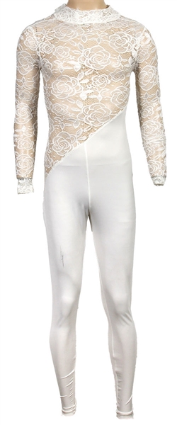 Prince Owned & Worn White Lace Bodysuit Circa 1985 - Worn During “Purple Rain" Era