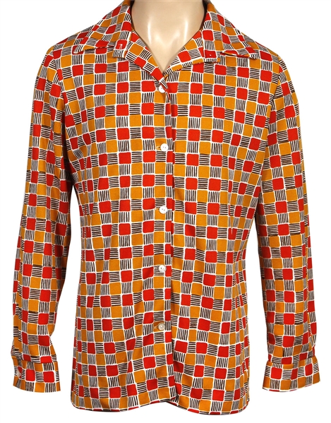 Tom Petty Owned & Worn Long Sleeved Button Down Shirt