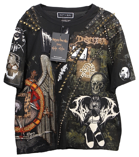 Billie Eilish 2022 “Happier Than Ever" Tour Stage Worn Dust and Beau Shirt & Shorts Outfit