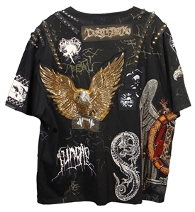 Billie Eilish 2022 “Happier Than Ever Tour Stage Worn Dust and Beau Shirt & Shorts Outfit