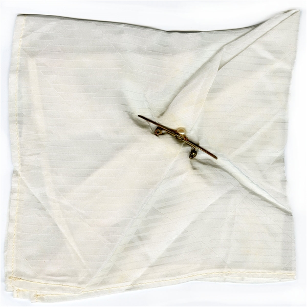 Elton John Owned & Used White Handkerchief