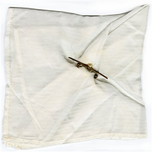 Elton John Owned & Used White Handkerchief
