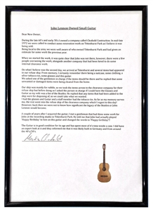 John Lennon Owned & Played Small Acoustic Guitar