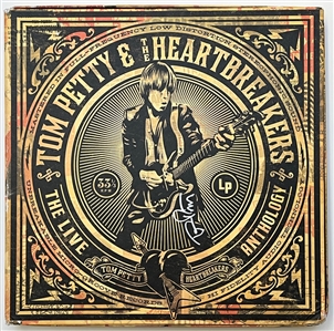 Tom Petty Signed “The Live Anthology" Deluxe Box Set (REAL)