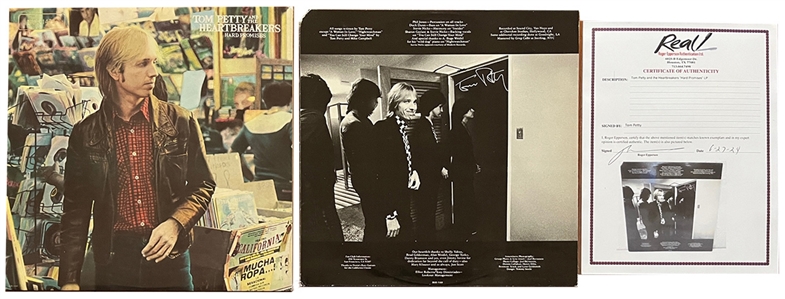 Tom Petty Signed “Hard Promises" Album Insert (REAL)