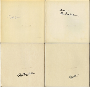 The Beatles Fully Signed Set (4) of “The White Album" - Four Individual Albums Each Signed by a Member of The Beatles (REAL)