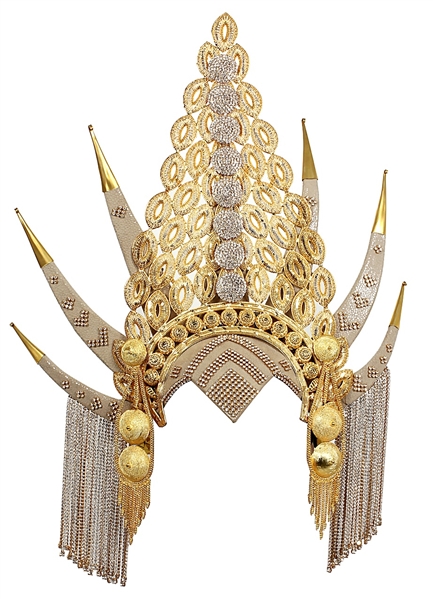 Lizzo "Rolling Stone Magazine" Cover Story Worn Custom Elaborate Headpiece