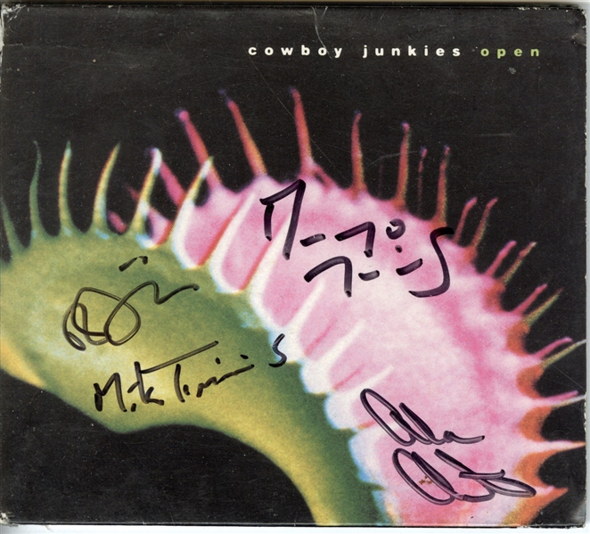 Cowboy Junkies Signed “Open” CD Cover