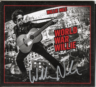 Willie Nile Signed “World War Willie” CD Cover