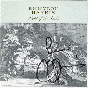 Emmylou Harris Signed “Light of the Stable” CD Cover