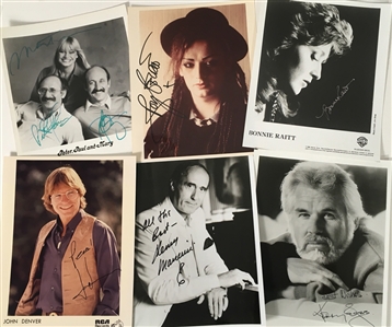 Singers Signed Photograph Collection (50)