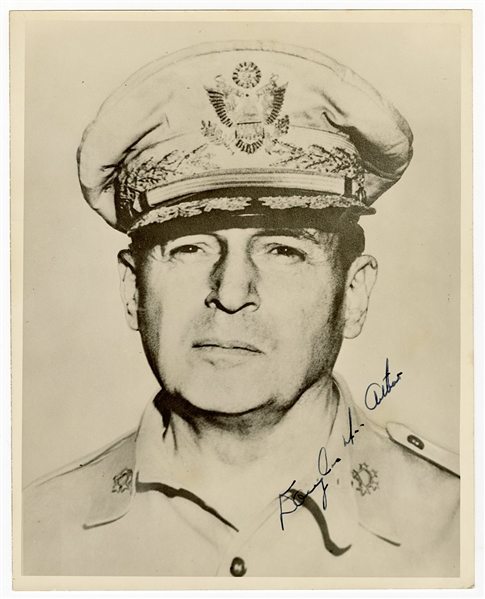 General Douglas MacArthur Signed Photograph