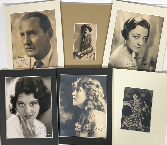 Silent & Early Film Celebrity Signed Photographs (22)