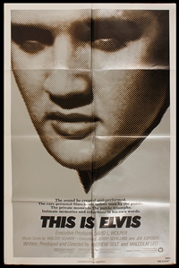 Elvis Presley Original "This Is Elvis" One Sheet Movie Poster