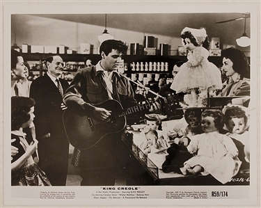 Elvis Presley Original "King Creole" Movie Still Photograph