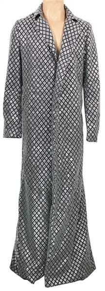 Offset 2017 New York Fashion Week Worn LaQuan Smith Long Silver Coat